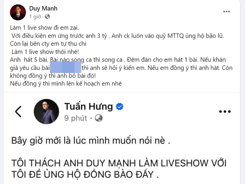 Tuan Hung thach Duy Manh cung lam liveshow gay quy tu thien-Hinh-2