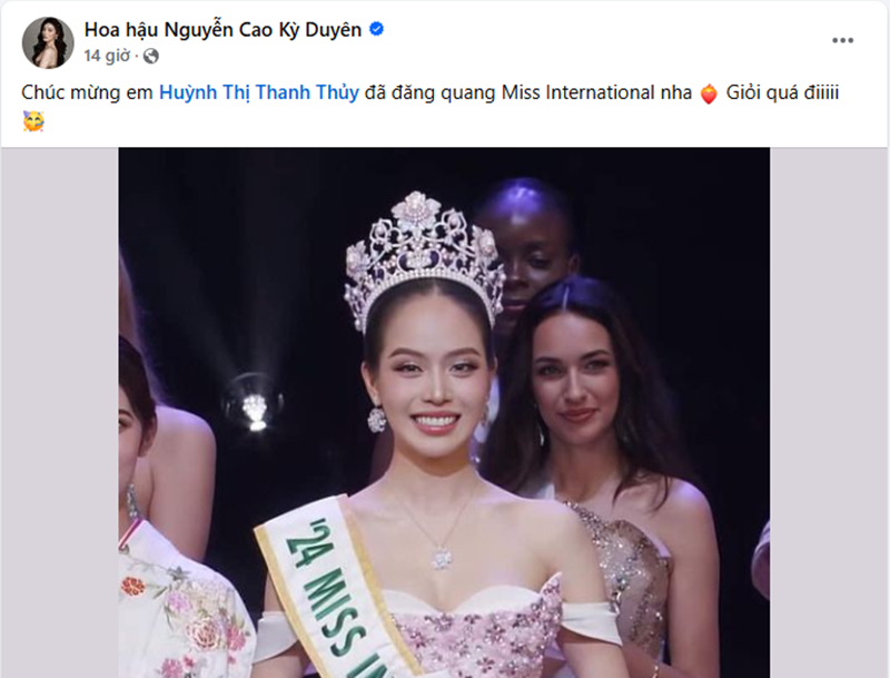 Bao quoc te ram ro dua tin Thanh Thuy dang quang Miss International 2024-Hinh-7