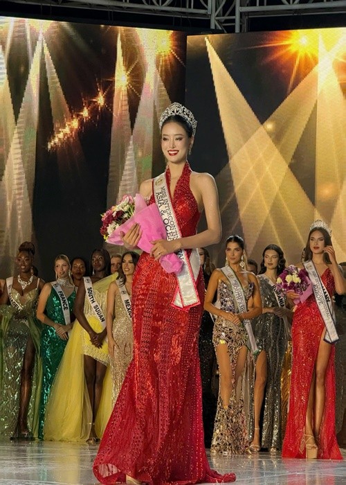 Bui Khanh Linh doat a hau 3, Puerto Rico dang quang Miss Intercontinental-Hinh-2