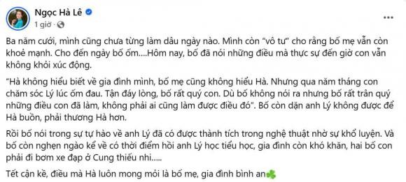 Bo chong tam su voi Ngoc Ha, dan do Cong Ly mot dieu