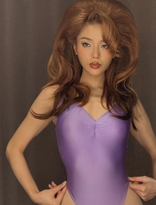 Hoa hau Ky Duyen dien bodysuit khoe vong ba cang tran-Hinh-2