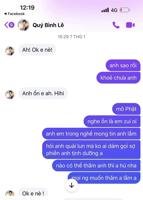 MC Cat Tuong chia se hinh anh Quy Binh khi con tri benh-Hinh-8