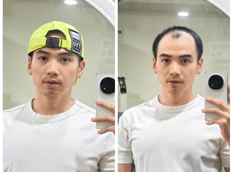 Chong H’hen Nie tan trang ve ngoai sau khi ket hon