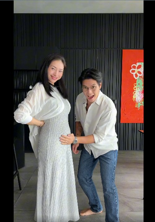 Ngo Thanh Van mang bau sau 3 nam lay chong kem 11 tuoi-Hinh-4