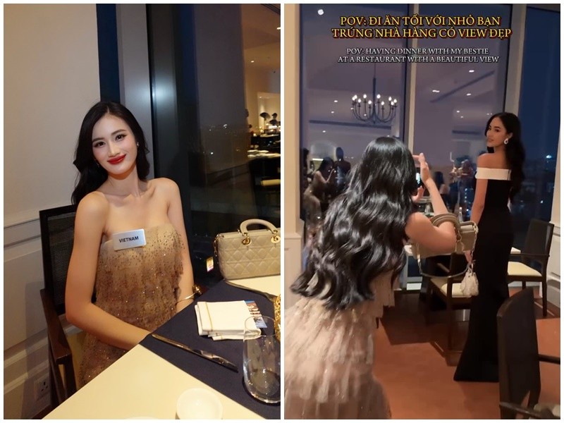 Y Nhi lan xa chup anh cho co ban than o Miss World 2025