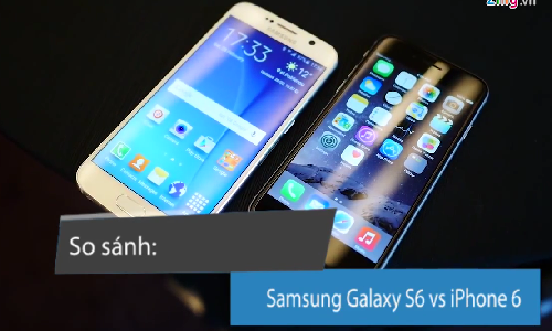 Diem khac biet thu vi giua Samsung Galaxy S6 va iPhone 6