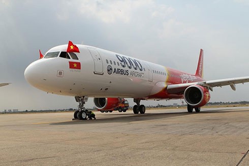 Vietjet don tau bay thu 9.000 cua Airbus