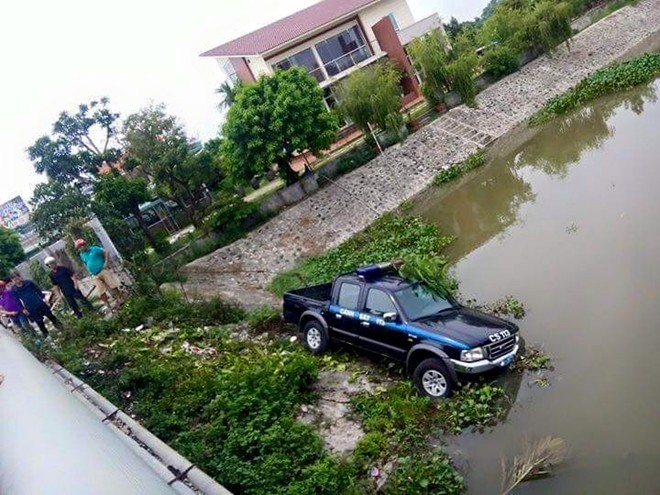 O to cua canh sat 113 lao xuong song o Hai Phong