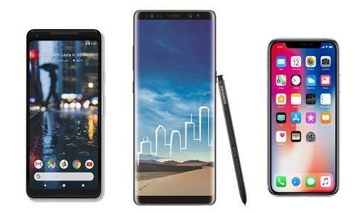 Nen mua iPhone X, Google Pixel 2 XL hay Galaxy Note 8?