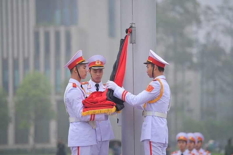 Anh: Ha Noi de co ru 2 ngay Quoc tang nguyen Chu tich nuoc Le Duc Anh-Hinh-7