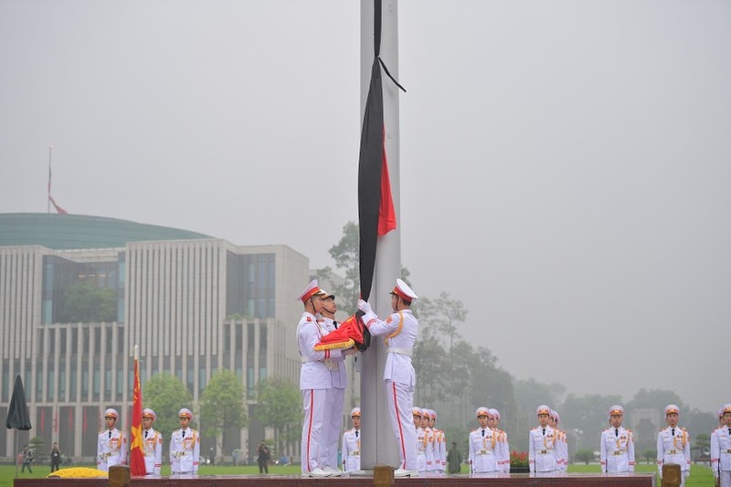 Anh: Ha Noi de co ru 2 ngay Quoc tang nguyen Chu tich nuoc Le Duc Anh-Hinh-9