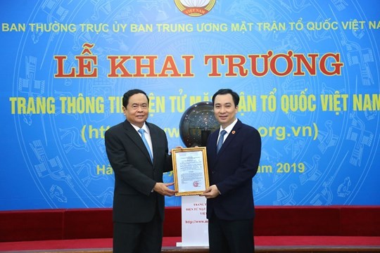 Khai truong Trang thong tin dien tu moi Mat tran To quoc Viet Nam-Hinh-5