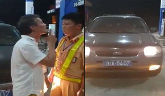 Lai xe bien xanh say xin tat CSGT Thanh Hoa: Ai giao xe cho tai xe muon?