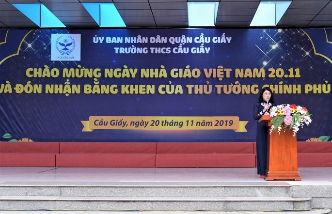 Ngoi truong duoc nhan bang khen cua Thu tuong trong ngay Nha giao Viet Nam