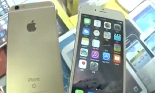 Dien thoai iPhone 6S gia duoc ban tran lan tai Trung Quoc