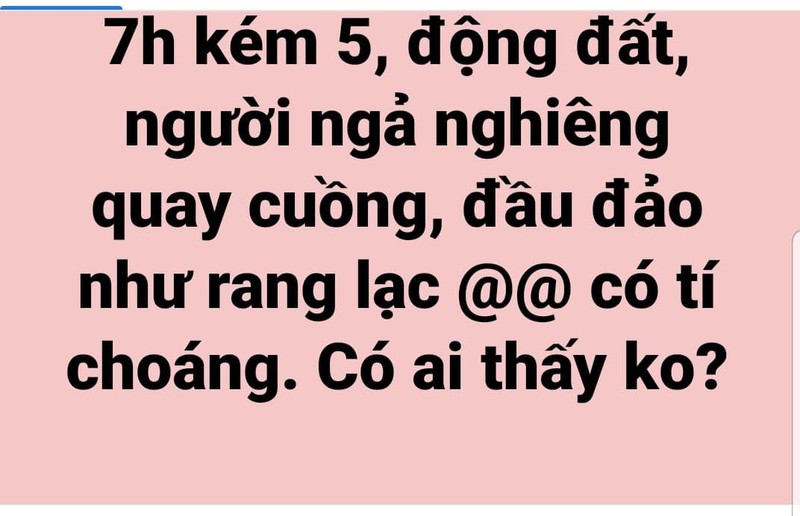 Dan Ha Noi xon xao vi nha cao tang rung lac luc rang sang vi dong dat