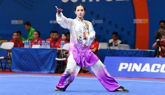 Nhan sac diem le cua nu hoang wushu Philippines