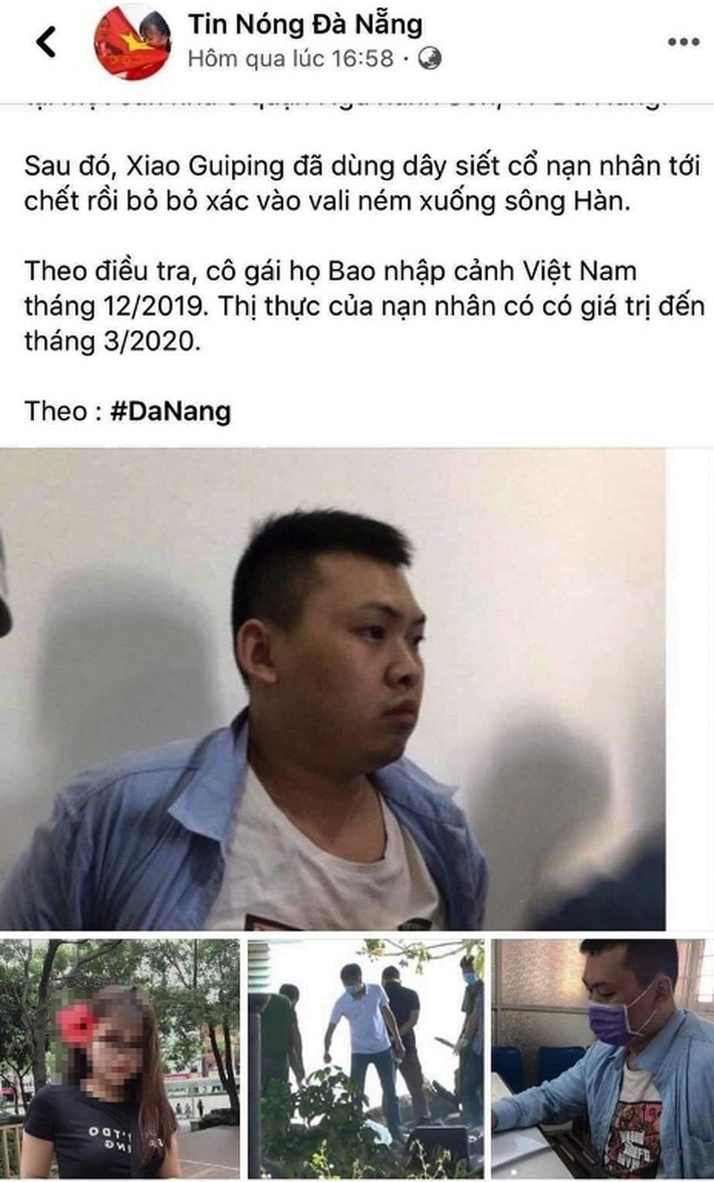 Dang sai hinh nan nhan vu thi the bi phan xac o Da Nang: Co bi xu ly?