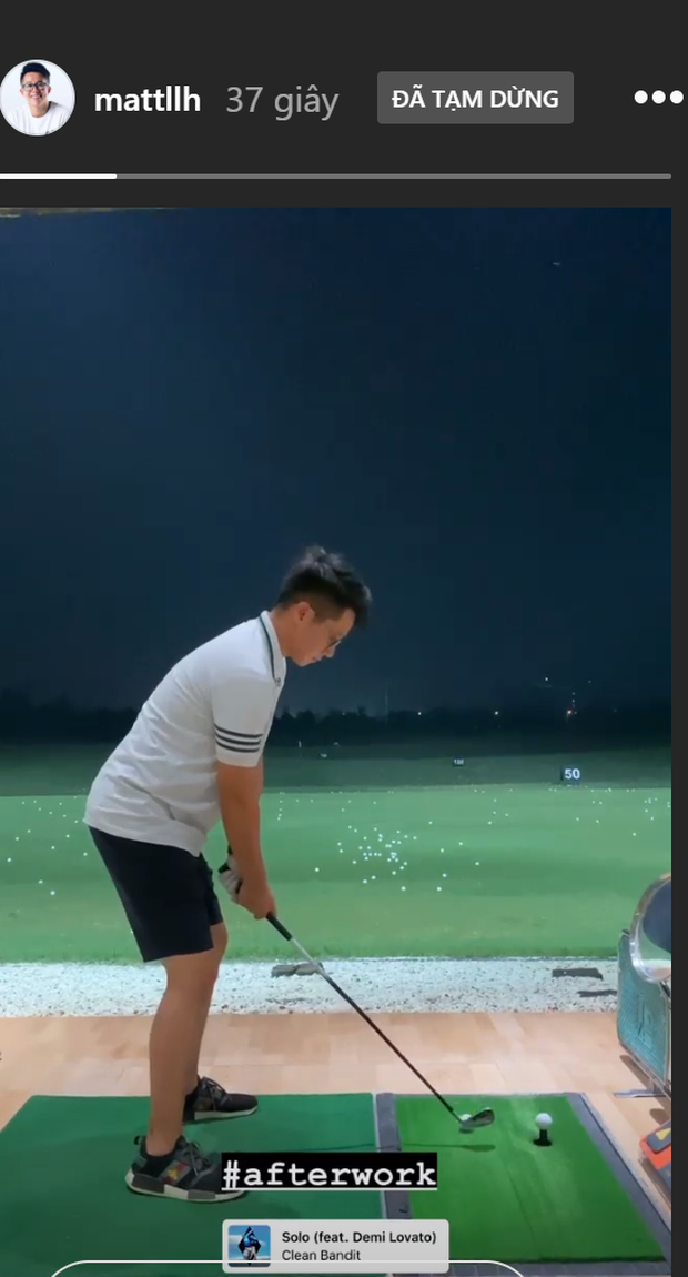 Matt Liu mot minh choi golf, sao Huong Giang lai 'muon yeu qua'?-Hinh-4