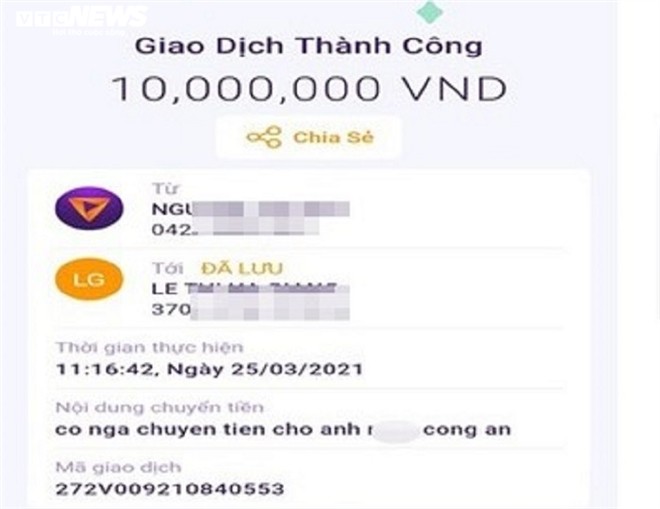 Thieu ta Cong an bi to voi tien cua dan: Giam doc Cong an Ha Tinh noi gi?