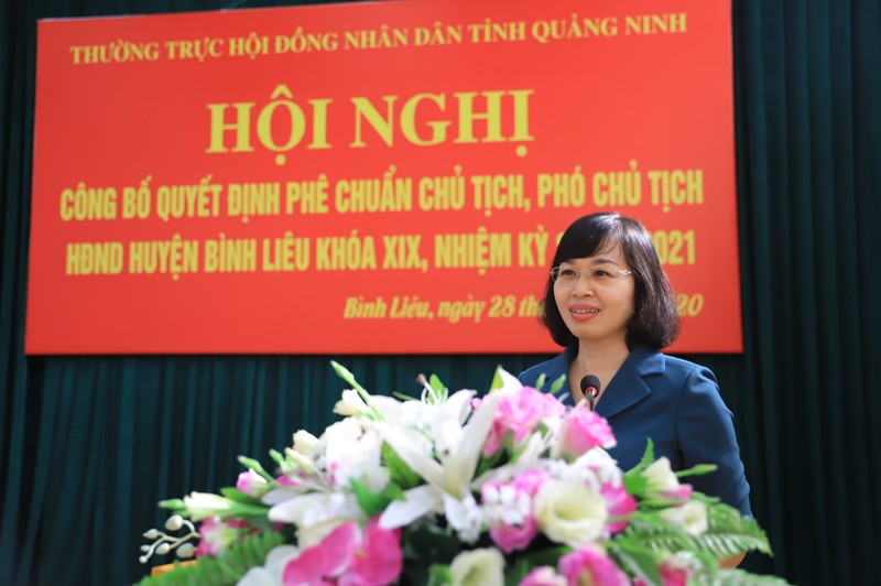 Ba Trinh Thi Minh Thanh lam Pho Bi thu Tinh uy Quang Ninh-Hinh-5