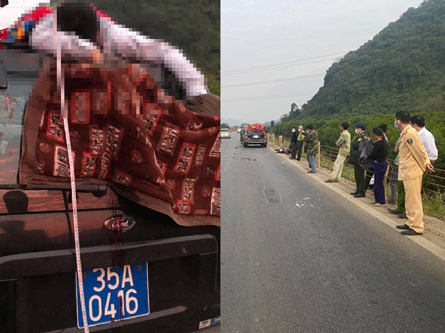 Hoa Binh: Xe may va cham voi o to bien xanh, nguoi dan ong tu vong