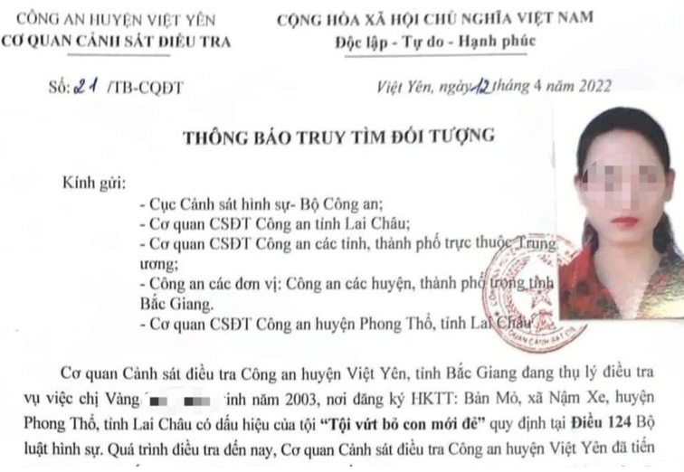 Bac Giang: Truy tim co gai tre vut con moi de o nha ve sinh