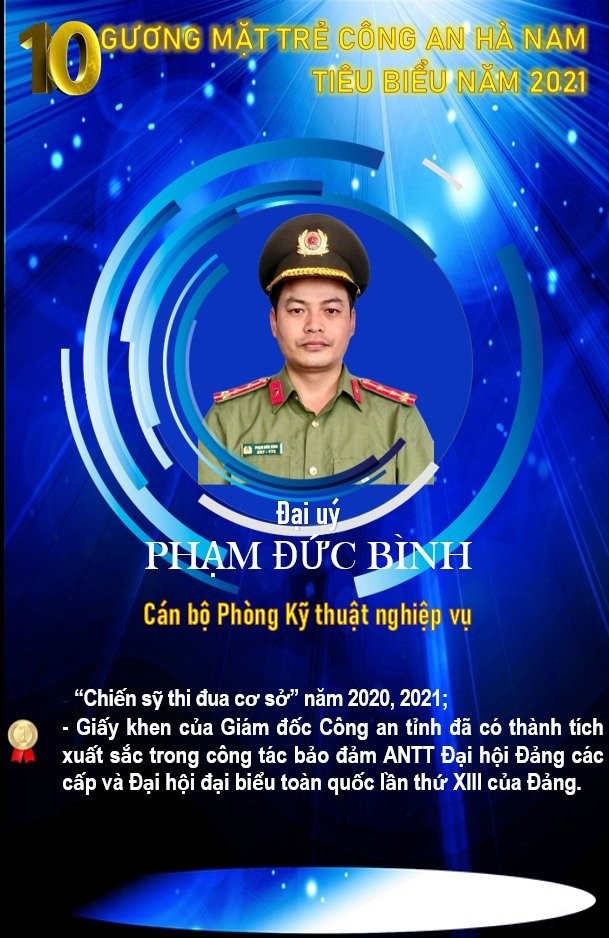 10 guong mat tre Cong an Ha Nam tieu bieu nam 2021 la nhung ai?-Hinh-5