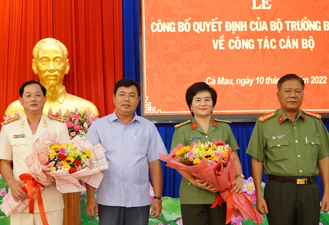 Thuong ta Nguyen Phuc Cuong lam Pho giam doc Cong an Ca Mau