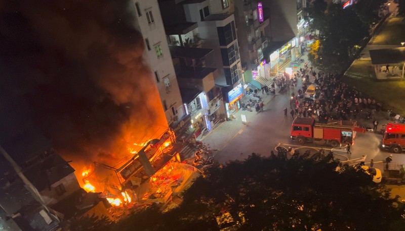 Nguyen nhan ban dau vu chay no cua hang sua xe may o Ha Noi