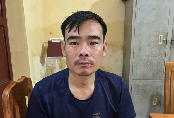 Bắc Giang: Tạm giữ hình sự đối tượng đấm vào mặt đại uý công an Bac Giang: Tam giu hinh su doi tuong dam vao mat dai uy cong an