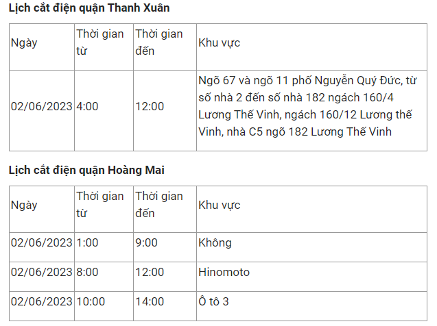 Lich cat dien Ha Noi hom nay 2/6: Nhieu noi mat dien tu sang som-Hinh-5