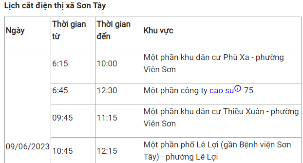 Lich cat dien Ha Noi hom nay 9/6: Pham vi cat duoc thu hep nhieu-Hinh-2