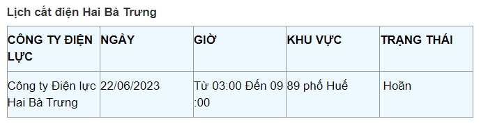 Lich cat dien Ha Noi hom nay 22/6: Nhieu noi trong ke hoach ngung cap dien-Hinh-2