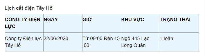 Lich cat dien Ha Noi hom nay 22/6: Nhieu noi trong ke hoach ngung cap dien-Hinh-3