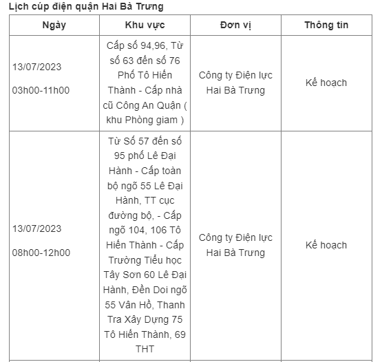 Lich cup dien Ha Noi ngay 13/7/2023: Nhieu noi mat dien tu sang toi chieu-Hinh-3