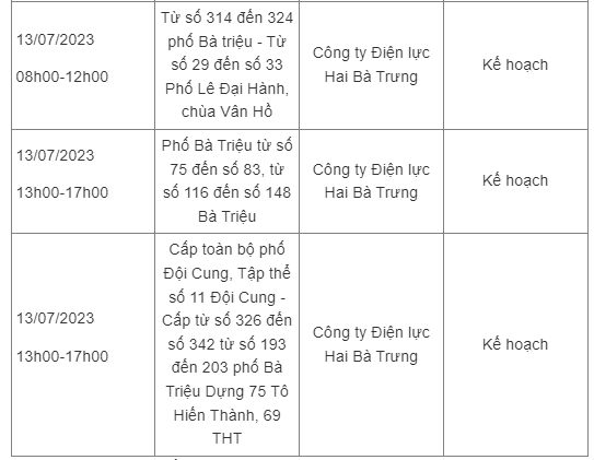 Lich cup dien Ha Noi ngay 13/7/2023: Nhieu noi mat dien tu sang toi chieu-Hinh-4