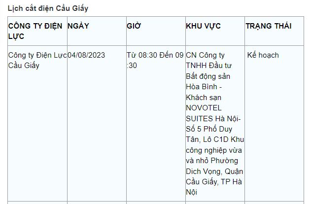 Lich cat dien Ha Noi ngay 4/8: Nhieu noi ke hoach mat dien 8-9 tieng-Hinh-6