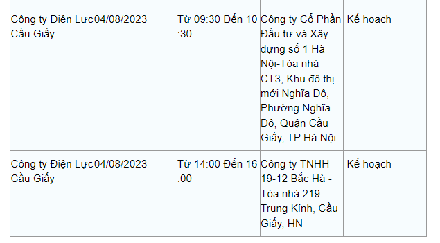 Lich cat dien Ha Noi ngay 4/8: Nhieu noi ke hoach mat dien 8-9 tieng-Hinh-7