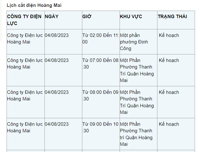 Lich cat dien Ha Noi ngay 4/8: Nhieu noi ke hoach mat dien 8-9 tieng-Hinh-8