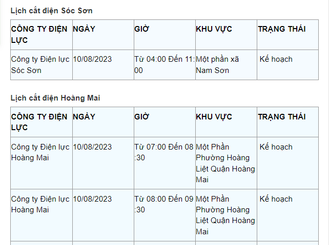 Lich cat dien Ha Noi ngay 10/8: Nhieu khu vuc mat dien gio cao diem-Hinh-7