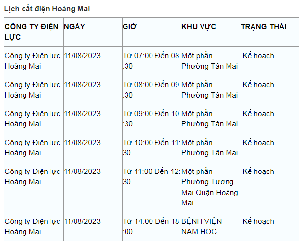 Lich cat dien Ha Noi ngay 11/8: Nhieu noi mat dien keo dai-Hinh-7