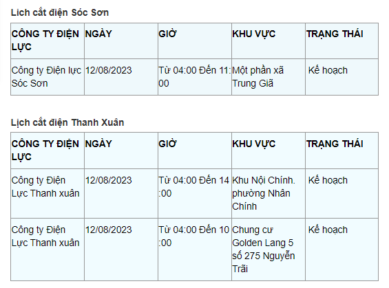 Lich cat dien Ha Noi ngay 12/8: Nhieu quan, huyen mat toi 10 tieng-Hinh-5