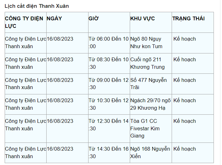 Lich cat dien Ha Noi ngay 16/8: Nhieu tuyen pho trung tam mat dien-Hinh-5