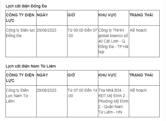 Lich cat dien Ha Noi ngay 29/8: Nhieu quan, huyen nam trong ke hoach-Hinh-3