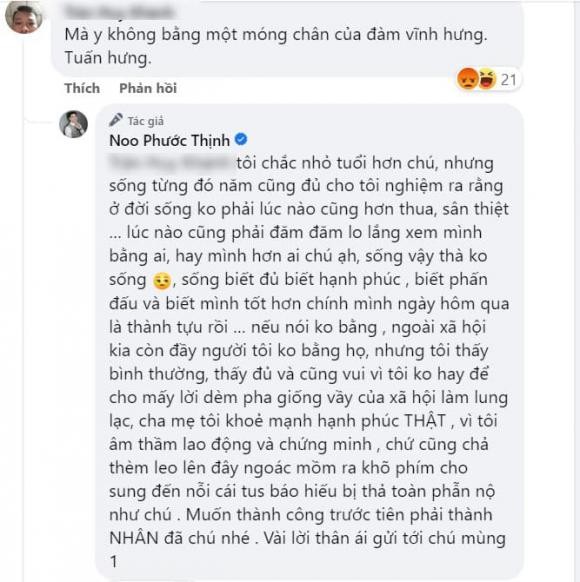 Noo Phuoc Thinh dap tra khi bi so sanh voi Dam Vinh Hung va Tuan Hung-Hinh-2