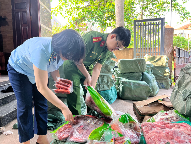 Ha Noi: Phat hien gan 2 tan luon ngong, dui vit khong ro nguon goc