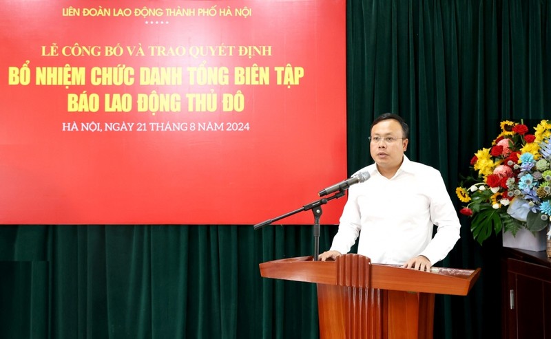 Nha bao Nguyen Van Binh lam Tong Bien tap Bao Lao dong Thu do-Hinh-3