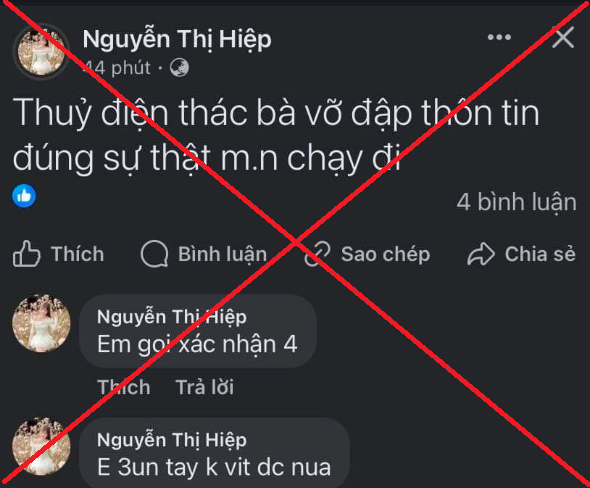 Yen Bai: Thong tin vo dap thuy dien Thac Ba la sai su that