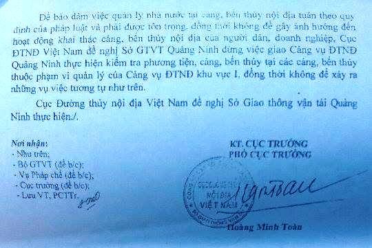 So GTVT Quang Ninh va Cuc DTND tranh nhau thu phi ben, cang?-Hinh-4